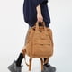 thumbnail image 4 of Mochila Informal Lona ​​bolso Transpirable Vintage para Portátil Y Libro (marrón), 4 of 7