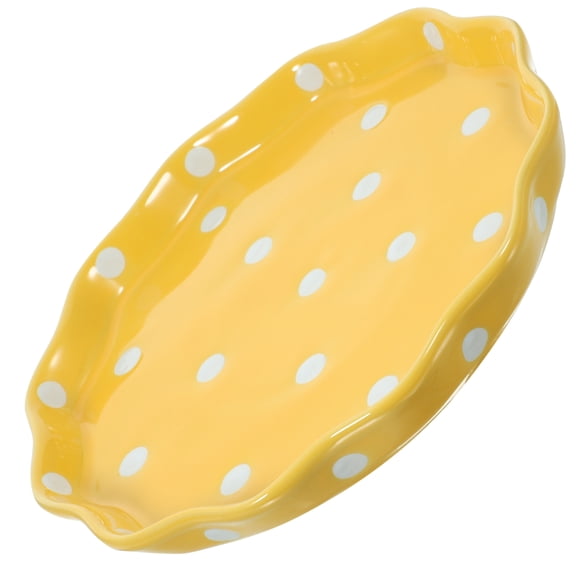 FELTECHELECTR Ceramic Dessert Plate Assorted Color Tableware For Everyday Meals 1Pcs 7.8x7.8in