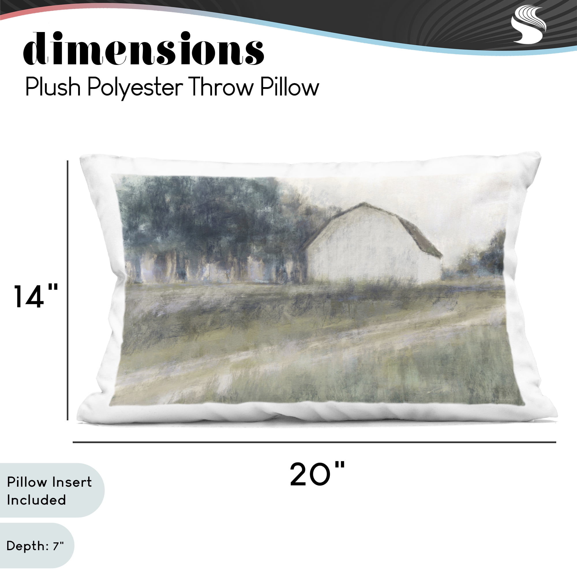 Stupell Industries Another Path Abstraction Decorative Printed Throw Pillow, design by Kamdon Kreations