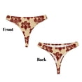thumbnail image 3 of Fotbe Thanksgiving Sketch Turkey Tanga Sin Costuras para Mujer con Estampado – Panties Invisibles, Transpirables y Cómodos para Uso Diario-X-Small, 3 of 6