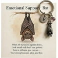thumbnail image 2 of HCBY Emotional Support Bat Keychain Set with Inspiring Verse Card, Symbol of Resilience & Finding Strength in Adversity, Daily Reminder Gift for Loved Ones, 2 of 6