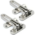 thumbnail image 1 of Home Security Door Lock, Front Door Locks for Kids, Home Reinforcement Lock for Swing-in Doors, Latch Guard Clasp, Solid Stainless Steel Catch Night Lock to Defend Your Home (2 Pack), 1 of 4