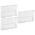thumbnail image 4 of ColoMX Caja de cinta de casete de 3 uds., caja de casete de plástico transparente, cajas de almacenamiento de casete de Audio, cajas de cinta de casete de grabación de voz en blanco, 4 of 8
