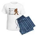 thumbnail image 5 of CafePress - Definition Of Bigfoot Women's Light Pajamas - Women's Short Sleeve Print T-Shirt and Pants Light Cotton Pajama Set, 5 of 7