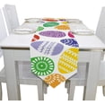thumbnail image 4 of Coolnut Table Runner 13"x90", Colorful Easter Eggs Washable Table Cloth Runner for Holiday Home Wedding Table Top Decoration, 4 of 5