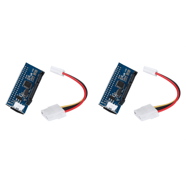 Adaptador IDE a SATA HDD Cable de 4 pines 1 tarjeta de 3,5 pulgadas con convertidor de disco duro .5Gb/s