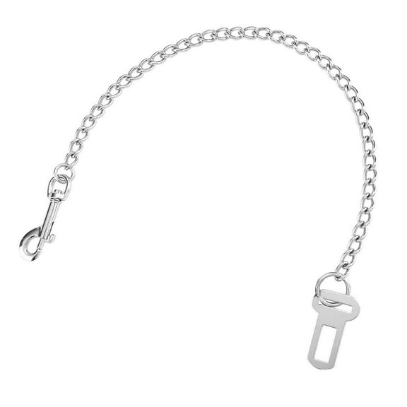 Dog Car Seat Belt for Small to Large Dogs - Pet Safety Vehicle Restraint Cable, Heavy Duty Alloy Leash Extender, 2-in-1 Car Harness Seat Belt