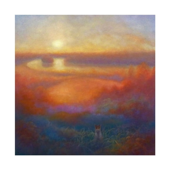 Lee Campbell 'Reynard Cache, 2022' Canvas Art - 14 x 14 Inches