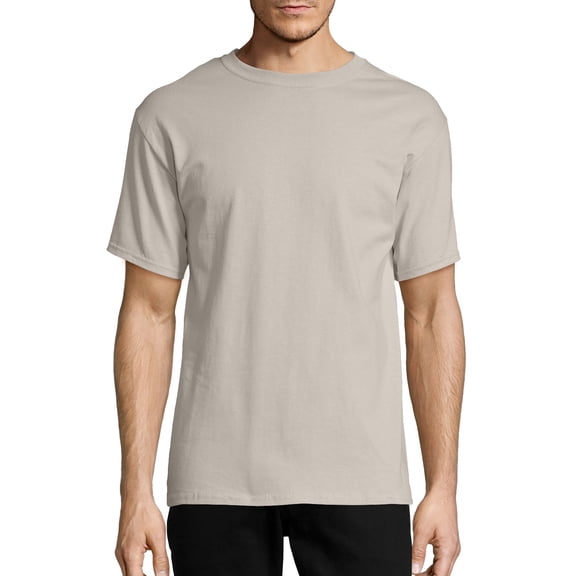 Hanes Men's and Big Men's Authentic Short Sleeve Tee, Up To Size 6XL