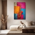 thumbnail image 4 of Vintage Pop Art Saxophone Canvas Wall Art for Living Room Music Room Ready to Hang, 4 of 5