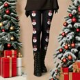 thumbnail image 6 of Ninixx Womens Christmas Funny Printed Leggings High Waisted Stretch Full Length Yoga Pants Holiday Casual Workout Pants, 6 of 8