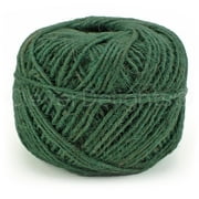 CLEVER DELIGHTS CleverDelights Green Jute Twine - 50 Yards - 2mm Diameter - Eco-Friendly Natural Jute Rope String