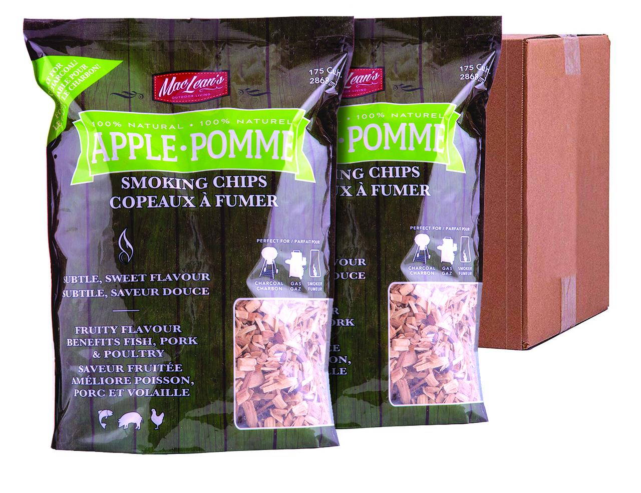 Apple BBQ Smoking Chips 2pack bundle