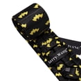 thumbnail image 3 of Barry.Wang Silk Ties for Men Designer Fun Black Necktie Clip Pocket Square Cufflinks Graduate Party Festival Yellow 5PC, 3 of 5
