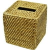 Elite Home Fashions Tissue Holder, Rattan, Honey