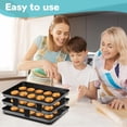 thumbnail image 2 of Baking Sheet Stacker, Cookie Sheet Stacking Clips, Harvest Right Tray Stackers (16PCS-Black), 2 of 7