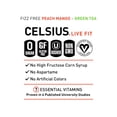 thumbnail image 4 of Celsius Fizz Free Peach Mango Green Tea, Sugar Free Energy Drink, 12 Fl Oz (Pack Of 12), 4 of 5