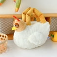 thumbnail image 6 of Chicken Bag Handbag Purse | Novelty Chicken-Shaped Shoulder Tote | Soft Plush Material | Whimsical Farm-Inspired Fashion Accessory | 30cm Compact Size | Holds Essentials, 6 of 8
