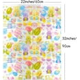 thumbnail image 3 of 10 Pack Easter Jumbo 32 x 22 Inches Easter Bunny Wrap Bags Cellophane Gift Wrap with 10 Pieces Pull Bows, 3 of 4