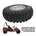 thumbnail image 4 of Rubber ATV Tyre, Robust Ply Structure M8x3 Bolts Fixation Impact Proof 13x4.1-6 13 Tire Excellent Grip with Aluminum Alloy Rim for Mini Bike, 4 of 7
