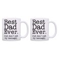 thumbnail image 1 of ThisWear Mom Birthday Gifts Best Mom Ever Just Don't Ask My Teenager Mother 11 ounce 2 Pack Coffee Mugs Dad, 1 of 4