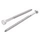 thumbnail image 1 of Uxcell M6 x 100mm Tornillos hexagonales de acero inoxidable para madera, paquete de 10, 1 of 5