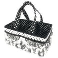 thumbnail image 4 of Bacati - Nursery Storage Caddy Classic Damask Black/Grey/White Neutral, 4 of 10