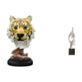 thumbnail image 1 of Escultura De Cabeza De Tigre, Figura De Animal, Artesanía Moderna, Estatua Abstracta, Decoración De Resina, Recuerdo Para Entrada, Sala De Estar, Estantería, Mesa, Pasillo, Casa, Oficina,, 1 of 8