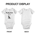 thumbnail image 3 of My Big Sister Is A Mountain Dog Cute Baby Bodysuit Boy Girl Unisex, 3 of 5