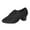 Black, variant on Bmisegm Leisure Women's Sequin Soft Sole Solid Color Non Slip Square Heels Lace up Round Toe Breathable Dancing Shoes Casual Shoes for Women Black 42