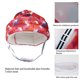 thumbnail image 5 of Casco de protección para la cabeza infantil, casco de seguridad para niños pequeños, gorra protectora anticaída para caminar, Protector anticolisión, sombrero para gatear tipo 6 Inevent BA002058-06B, 5 of 7