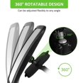 thumbnail image 2 of Espejo retrovisor para coche para bebé, giratorio 360°, ajustable e irrompible, fácil instalación con correas ajustables, espejo de monitoreo para bebé para asiento trasero., 2 of 4