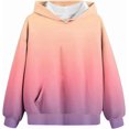 thumbnail image 4 of YunPes Oversized Hoodie for Girls Graphic Long Sleeve Trendy Hooded Sweatshirts with Pockets Teen Daily Casual Pullover, 4 of 8