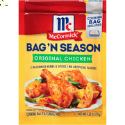 Mccormick Bag 'N Season Original Chicken Cooking Bag & Seasoning Mix, 1.25 Oz Envelope Packing May Vary