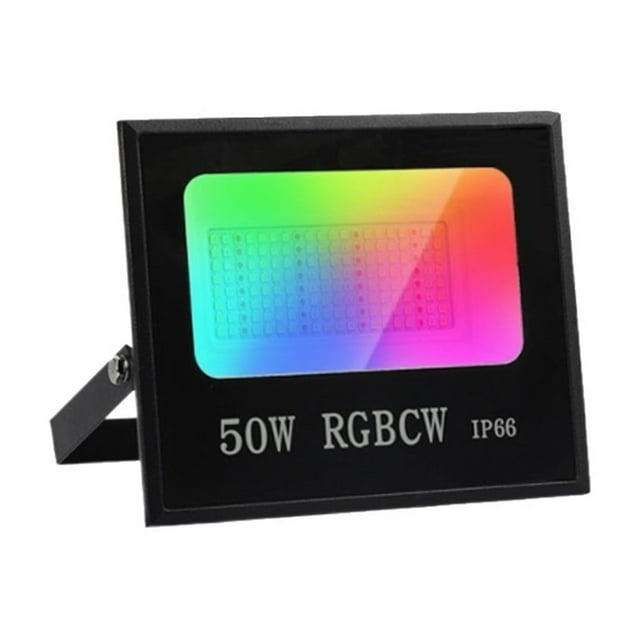 Projecteur Intelligent LED, IP66 Projecteur Extérieur Paysage Cour Mur Extérieur Projecteur Réfléchissant pour Décoration de Noël, Sélection Multi-Mode