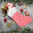 thumbnail image 6 of GZHJMY Strawberry Christmas Stocking, Personalized Large Candy Stocking Hanging Gift, Xmas Stockings Decoration for Family Holiday Party Ornaments Decor Fireplace, 6 of 7