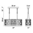 thumbnail image 4 of Eurofase Lighting-33742-014-Viviana Oval Chandelier 18 Light  Chrome Finish with Clear Glass, 4 of 4