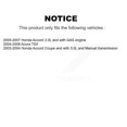 thumbnail image 2 of Genius Front Rear Coated Disc Brake Rotors Kit for Car Honda Accord Acura TSX KG-100893, 2 of 9