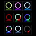 thumbnail image 2 of Anillo De Luz De 10 Pulgadas Con 15 Efectos De Luz Para Selfies Grabación De Video Transmisión En Vivo Vogacara EL011631-00, 2 of 4