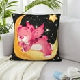 thumbnail image 6 of ZICANCN Teddy Bear Moon Mood Star Decorative Throw Pillow Covers, Bed Couch Sofa Decorative Knit Pillow Covers for Living Room Farmhouse, 22"x22", 6 of 8