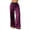 Hot Pink, variant on SwiftWear Women's Plus Size Plaid Wide Leg Pants Loose Fit Lounge Pants with Drawstring Waist & Pockets Soft Stretch Casual Trousers