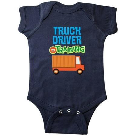 

Inktastic Truck Driver In Training Gift Baby Boy Bodysuit