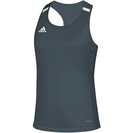 adidas Team 19 Singlet - Womens Track and Field S Grey/White