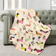 thumbnail image 2 of Yibo Flannel Fleece Bed Blanket Anime Game Video Food Lightweight Cozy for Bedroom All Season Sofa Decor Gift for Kids, 2 of 7