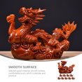 thumbnail image 4 of WEISIPU 2024 Wooden Dragon Figurine, 10cm Dragon Statue Chinese Dragon Decor Fengshui Dragon Gifts for New Years Decorations 2024, 4 of 8