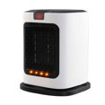 thumbnail image 2 of EARKITY Space Heater, Portable Electric Space Heater, Small Ceramic Heater Fan with Thermostat, Desktop Cooling Fan and Space Heater Combo, for Bedroom, Office and Indoor Use, 2 of 5