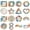 Multi-45, variant on Neasyth 45 Pcs Anxiety Sensory Stickers Calm Stickers, Adhesive Textured Fidget School Office Supplies