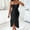 Black, variant on Strapless Bodycon Dress, Sleeveless Summer Dress for Women, Fashion Solid Color Cocktail Party Wear
