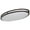 Provincial Bronze, variant on F9880-80-Sunset Lighting-Cloud - Two Light Oval Flush Mount Bright Satin Nickel Finish with White