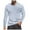 Light Blue, variant on Mens T Shirts Striped Color Blocked Casual Trend Crew Neck Long Sleeve Tees Stretchy Fall Warm Basic Men's Shirts Black L